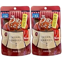 うめこぶです❣️0712 Amazon.co.jp: 玉露園 梅たっぷり うめこんぶ茶 40g × 2袋 (MJ